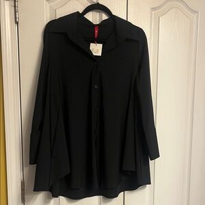 Elegant Black Women's Top